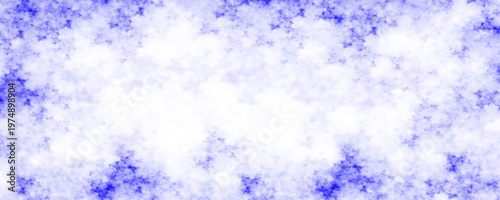 Abstract purple and white fractal cloud border texture background. This gracefully textured watercolor-style frame generates a highly sophisticated digital matrix for commercial interfaces.