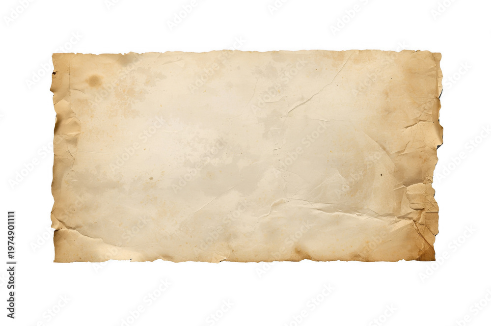 Fototapeta premium Old parchment paper texture blank background