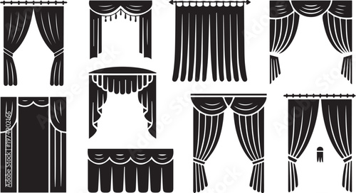 Elegant collection of classic drapery and curtain designs for interior decoration