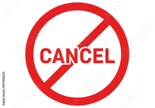 Free Download Red circular cancel symbol with diagonal slash through it isolated on transparent background - GFXLoad