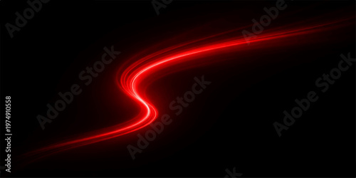 Abstract red wave background with glowing fiery light and dynamic energy design