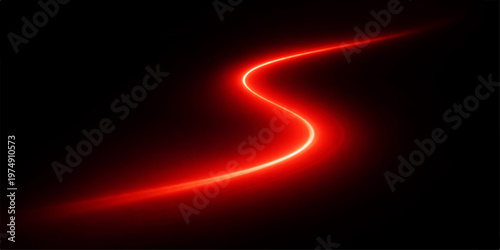 Abstract red wave background with glowing fiery light and dynamic energy design