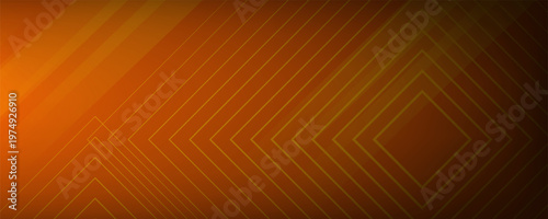 Abstract orange geometric background with dynamic chevron arrow lines. Modern creative trendy design in vector EPS 10