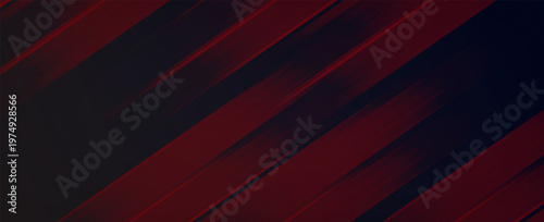 Abstract dark red and black diagonal speed lines background. Modern Trendy design in Vector Illustration