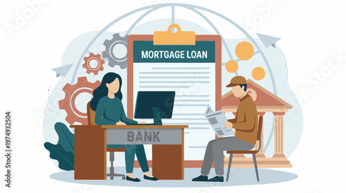 Mortgage Loan Application and Approval Process in a Bank Setting