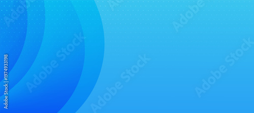 abstract blue background design. Beautiful elegant wave style blue color business banner design