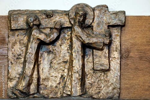 Bild auf Leinwand Way of the cross