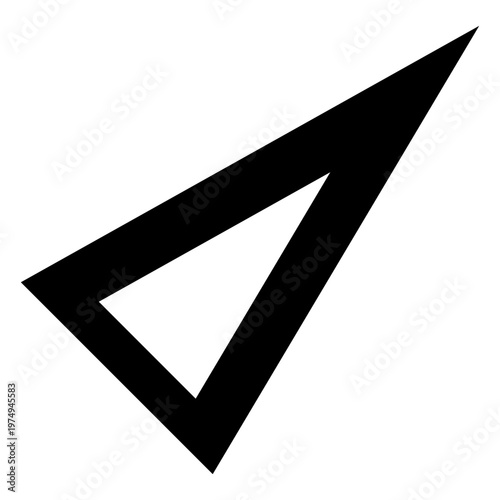 Scalene square arrow