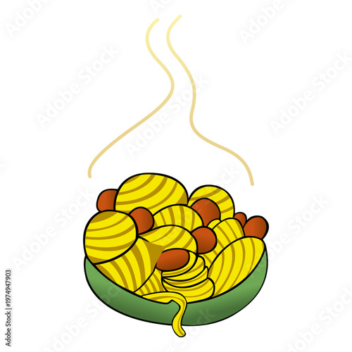 spaghetti and meatball