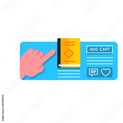 Book shopping cart choice