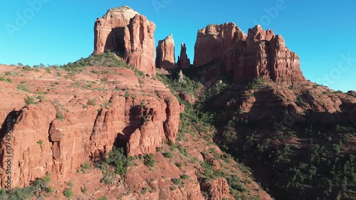 Red rock formation of Cathedral Rock - Sedona, Arizona