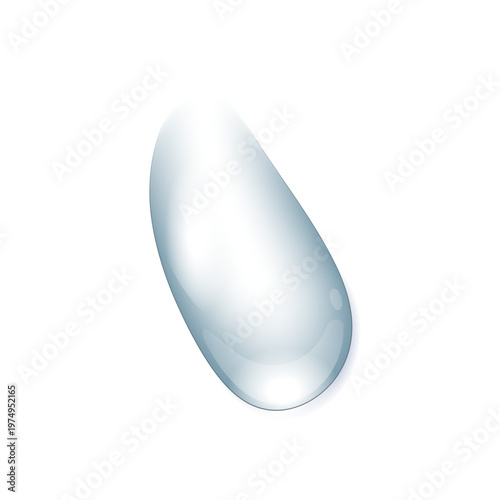 Realistic water droplet sliding