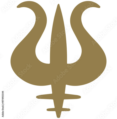 Trishula or Trishul sacred trident Hinduism