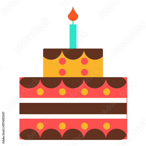 Two floors birthday cake