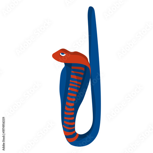 Uraeus sacred serpent illustration