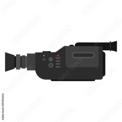 Video movie camera illustration