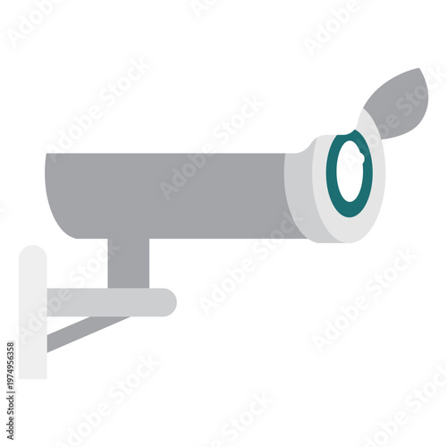 Video surveillance camera illustration