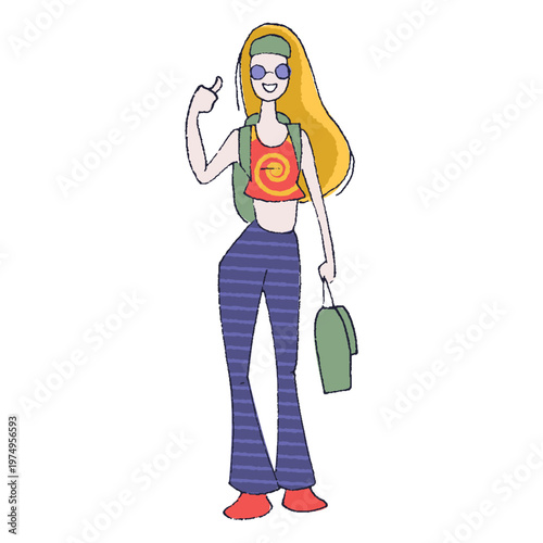 Hippie girl auyostop