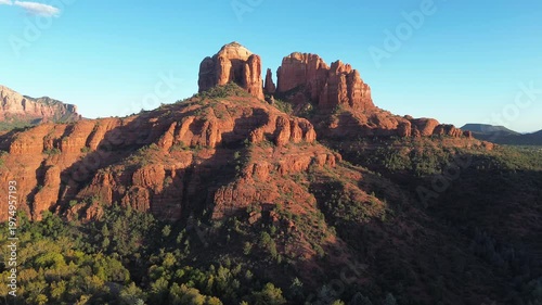 Side view of Cathedral Rock - Sedona, Arizona