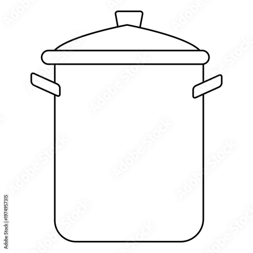 Stockpot stroke icon