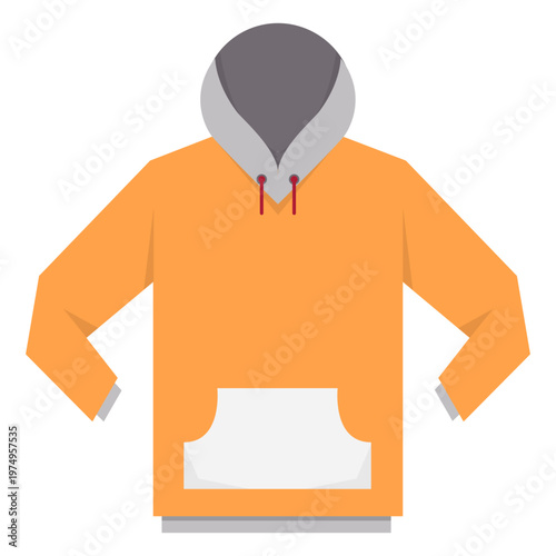 Drawstring hoodie icon