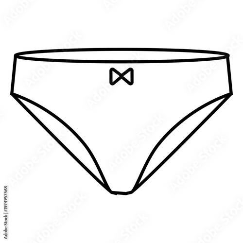 Female hipster stroke icon