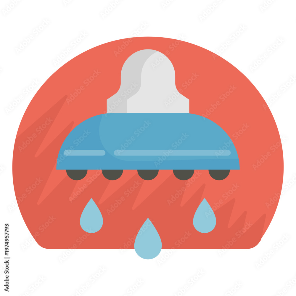 Fototapeta premium Showerhead icon
