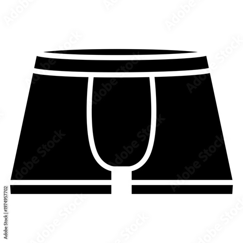 Men boxer briefs flat icon
