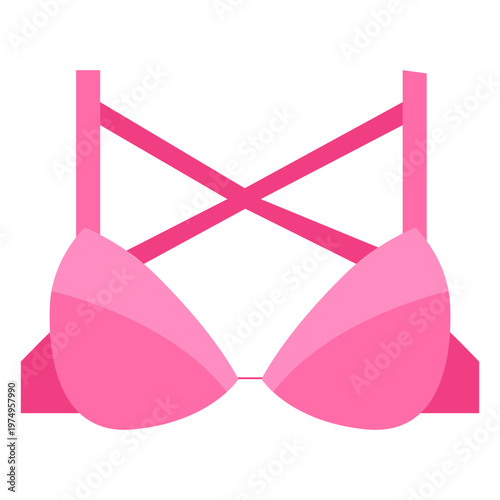Women crossback bra icon