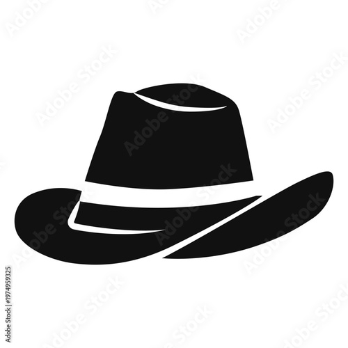 Panama hat flat icon