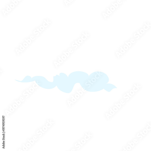 Cloudy weather design element