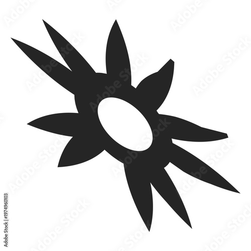 Sun tribal icon