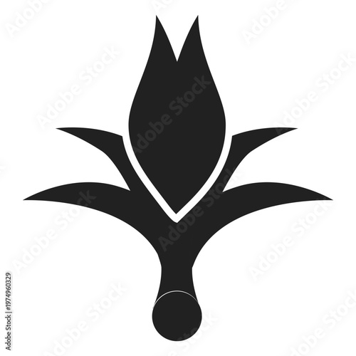 Exotic flower blossom vector