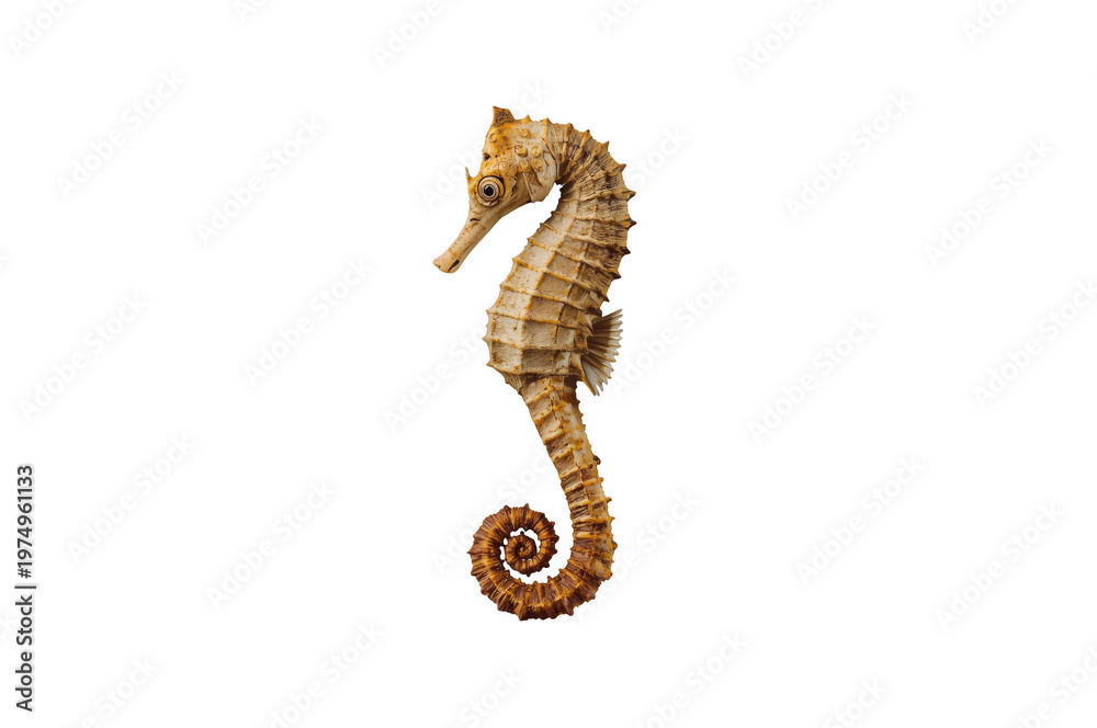 Fototapeta premium Seahorse creature marine life on transparent background