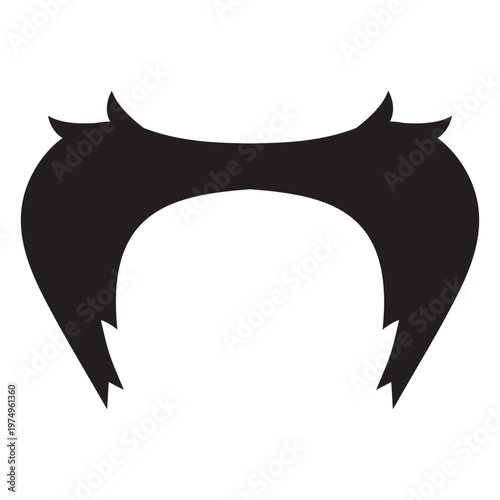 Moustache mark twain style icon