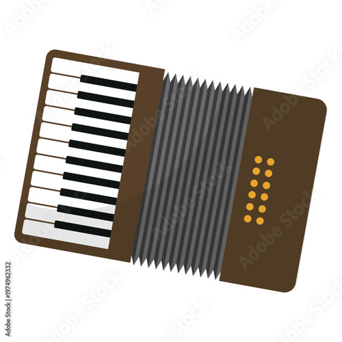 Button accordion accordion flat