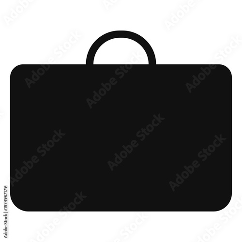 Univercity briefcase silhouette