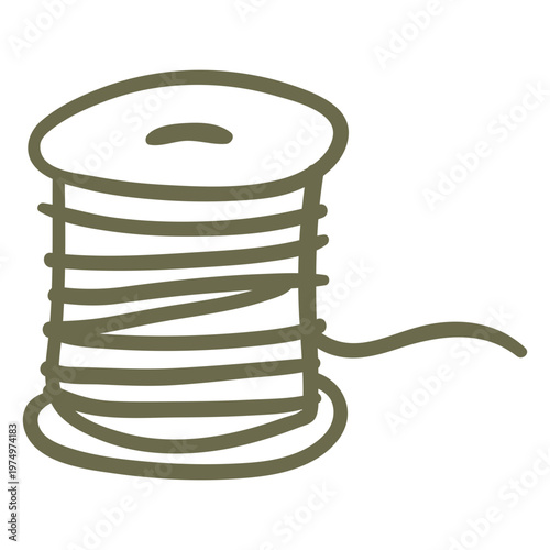 Thread spun simple stroke