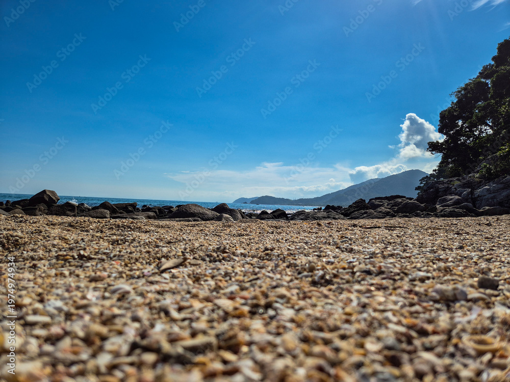 Obraz premium stones on the beach