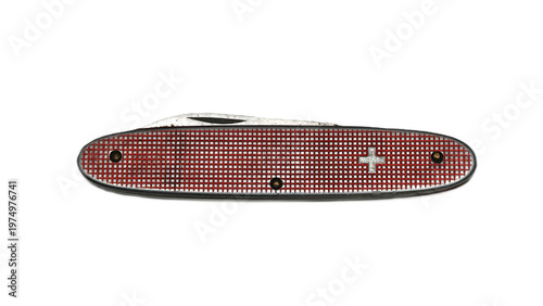 Fotografia penknife isolated on white