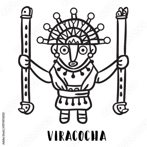 Viracocha inca mtyhology outline