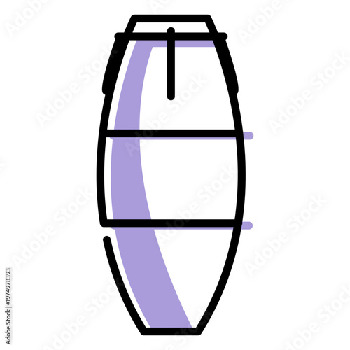 Music conga drum icon
