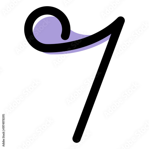 Music eighth note icon