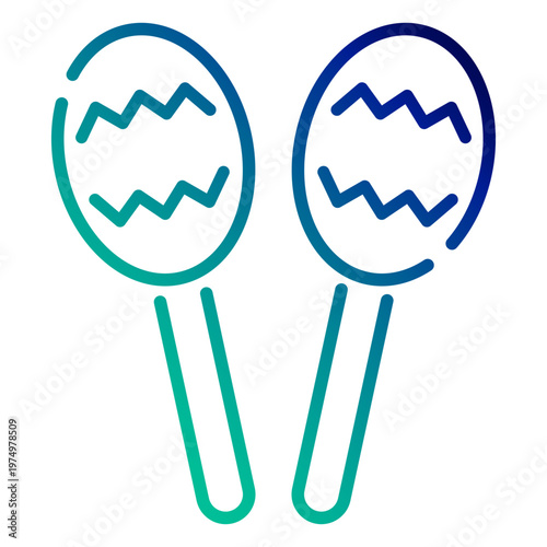 Rattle gradient stroke