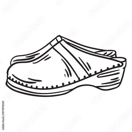 Swedish clogs stylish footwear stroke