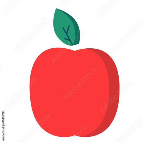 Nice red apple