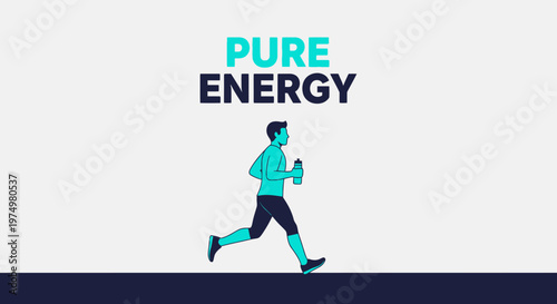 Dynamic Runner Embodies Pure Energy and Fitness Goals
