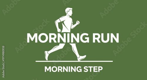 Dynamic Silhouette Of A Person Embarking On A Vigorous Morning Run