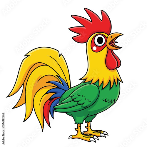 Rooster Clipart Farm Bird Commercial