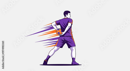 Dynamic Soccer Player Captures Energy and Movement